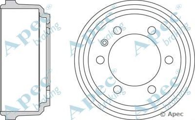APEC BRAKING drm9708 -  Тормозной барабан